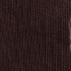 Blouson droit velours manches longues marron fonc&eacute; femme