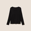 T-shirt manches longues noir femme