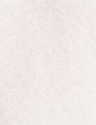 Pull manches longues ecru femme