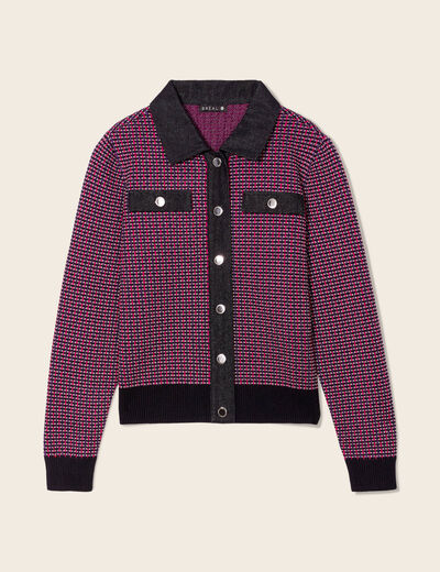 Gilet manches longues noir femme
