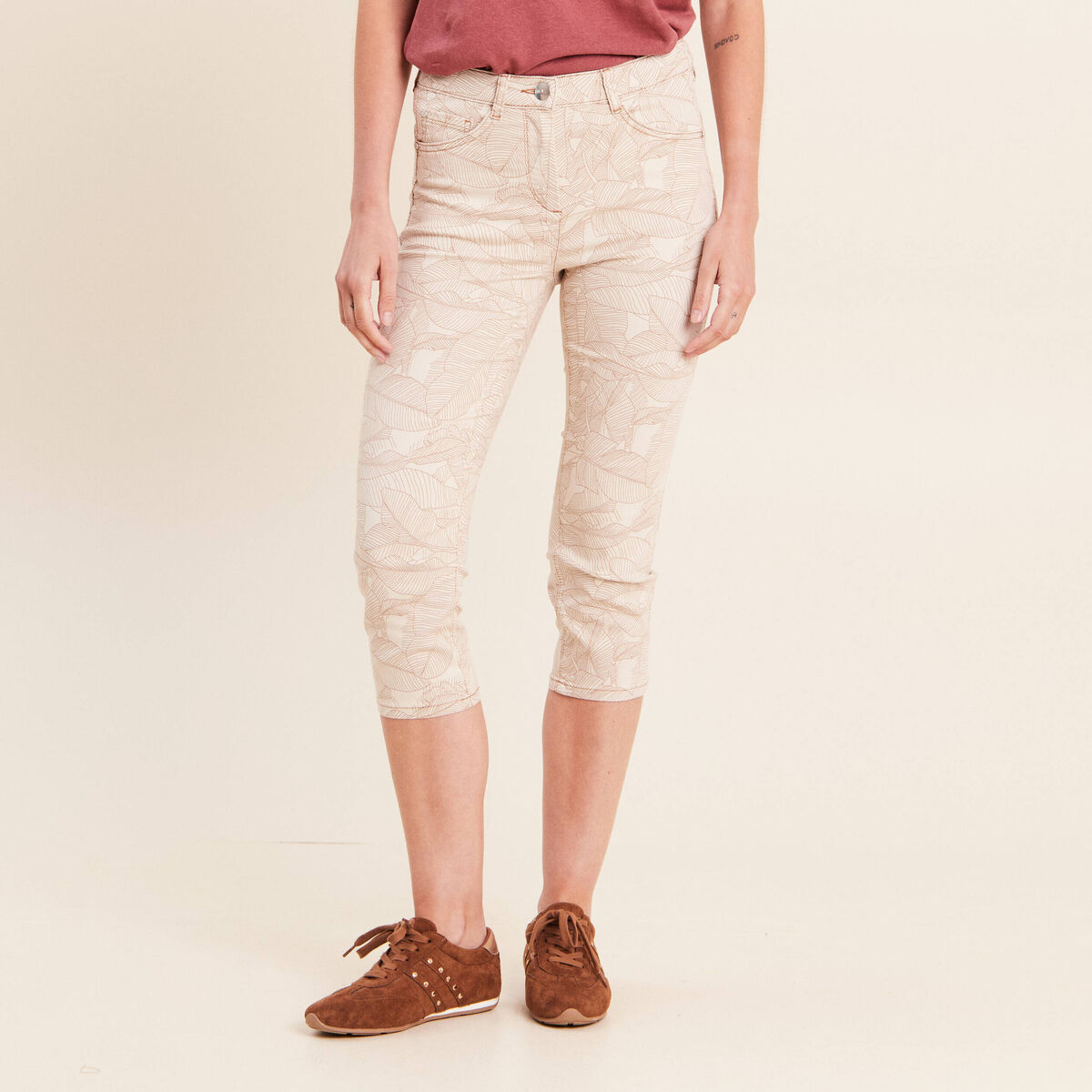 Pantalon magique le l&eacute;ger blanc femme