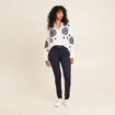 Pantalon magique Le L&eacute;ger coupe ajust&eacute;e bleu marine femme