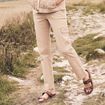 Pantalon jogpant 7/8&egrave;me sable femme