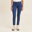Jeans léger taille standard 7/8ème denim double stone femme