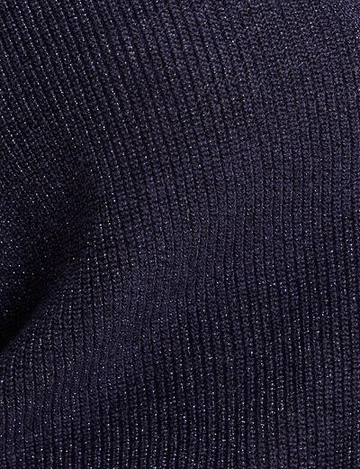 Gilet manches courtes bleu marine femme