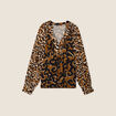 Blouse manches longues noir femme