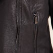 Veste esprit motard zippée noir femme