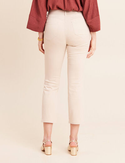 Pantalon magique Le L&eacute;ger coupe droite sable femme