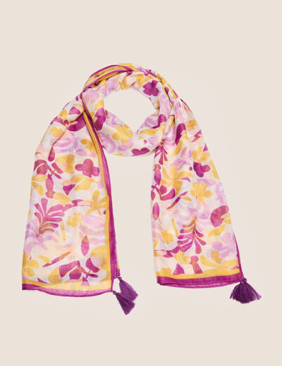 Foulard violet femme