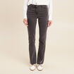 jean bootcut taille standard denim gris femme