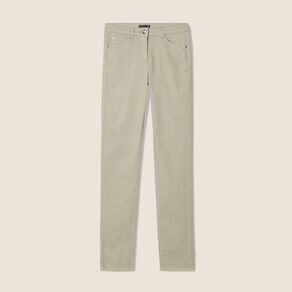 Pantalon léger taille standard long vert clair femme