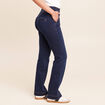 Jean bootcut taille haute denim brut femme