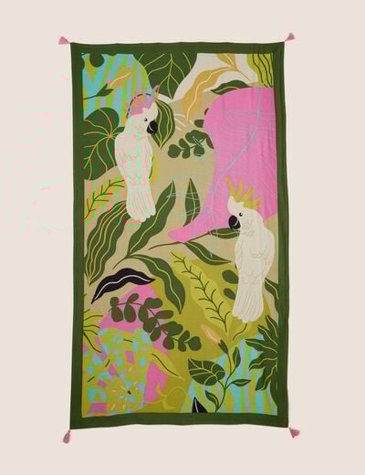 Drap de bain multicolore femme