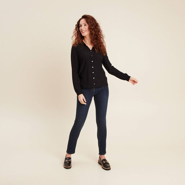 blouse manches longues noir femme Blouse manches longues noir femme