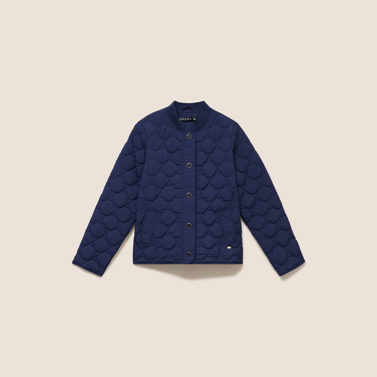 Doudoune l&eacute;g&egrave;re matelass&eacute;e bleu marine femme