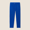 Pantalon urbain 7/8&egrave;me bleu electrique femme