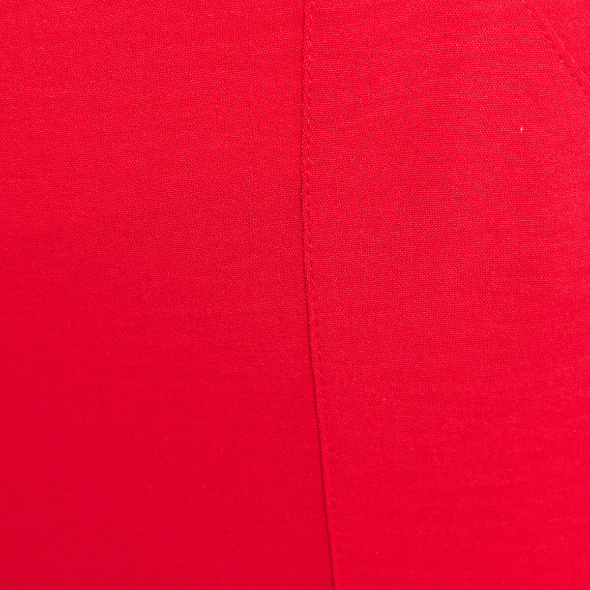 Pantalon flou ceinturé rouge femme