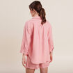 Chemise manches 3/4 vieux rose femme