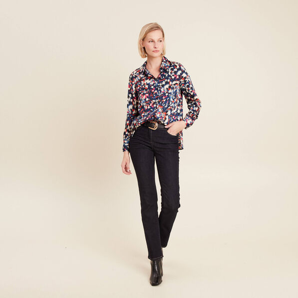chemise manches longues noir femme Chemise manches longues noir femme