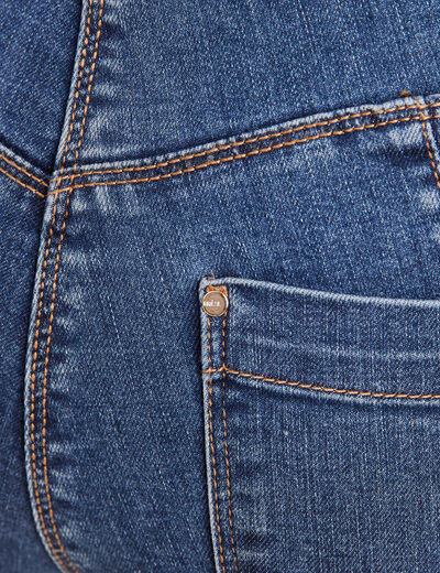 Jean bootcut taille standard denim stone femme