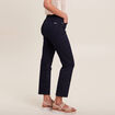 Jean droit taille haute 7/8ème denim brut femme