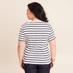 T-shirt manches courtes blanc femme