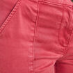 Pantalon ajusté rouge foncé femme