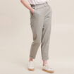 Pantalon chino 7/8ème vert clair femme