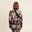 Blouson zippé réversible marron clair femme
