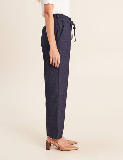 Jean boyfriend 7/8&egrave;me fluide denim brut femme