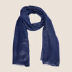Foulard bleu marine femme