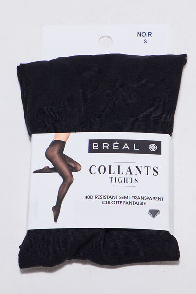 Collants noir femme