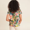 T-shirt manches courtes bleu ciel femme