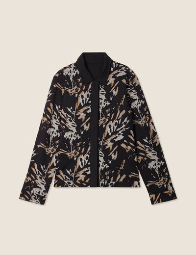 Veste réversible noir femme