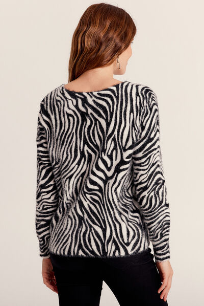 Gilet manches longues noir femme