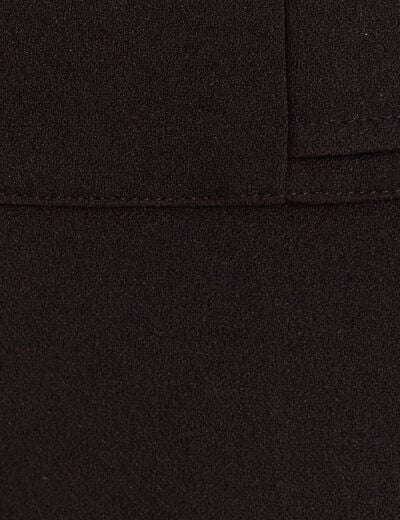 Pantalon taille haute noir femme