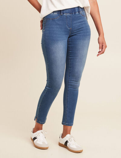 Tregging taille standard denim double stone femme