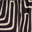 Jupe longue évasée fendue noir femme