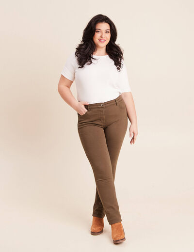 Pantalon magique Le Chaud vert kaki femme