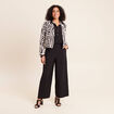Veste r&eacute;versible manches longues noir femme