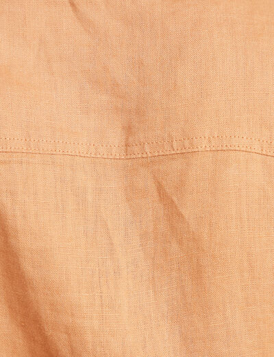 Chemise sans manches beige femme