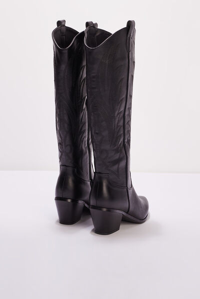 Bottes noires noir femme