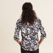 Chemise manches longues noir femme