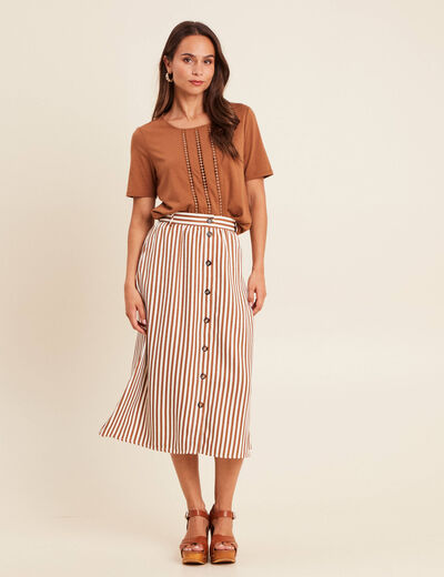 Jupe blanc femme