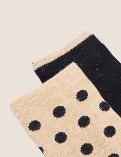 Lot de chaussettes noir femme