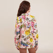 Chemise manches longues multicolore femme