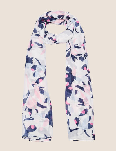 Foulard bleu clair femme