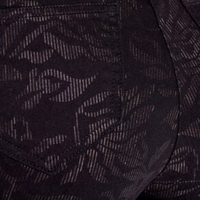 pantalon ajuste denim noir femme Pantalon ajusté denim noir femme