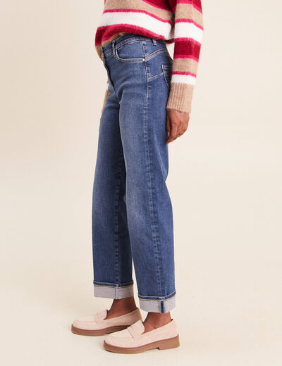Pantalon magique l'unique denim double stone femme