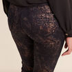 Pantalon magique L'Unique coupe ajust&eacute;e denim brut femme